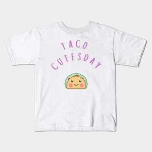 Taco Cutesday Kids T-Shirt